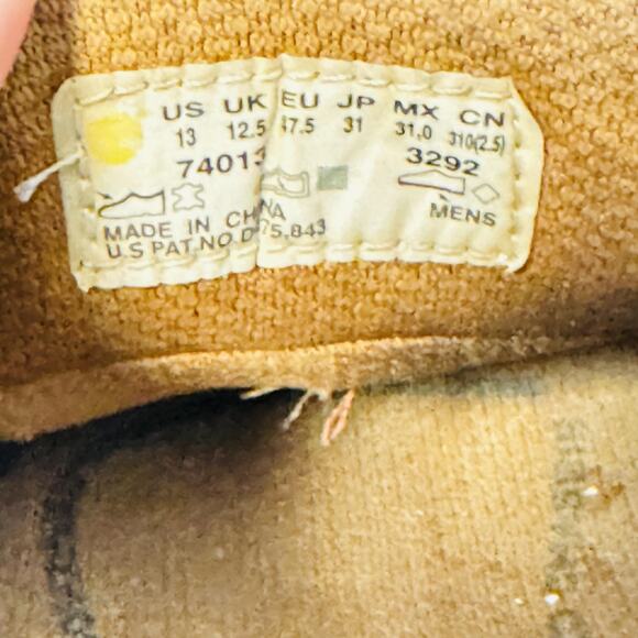 Timberland Shoes Mens 13 Brown Leather Boat Deck Moc Toe Lace Up Casual Comfort - Picture 10 of 11